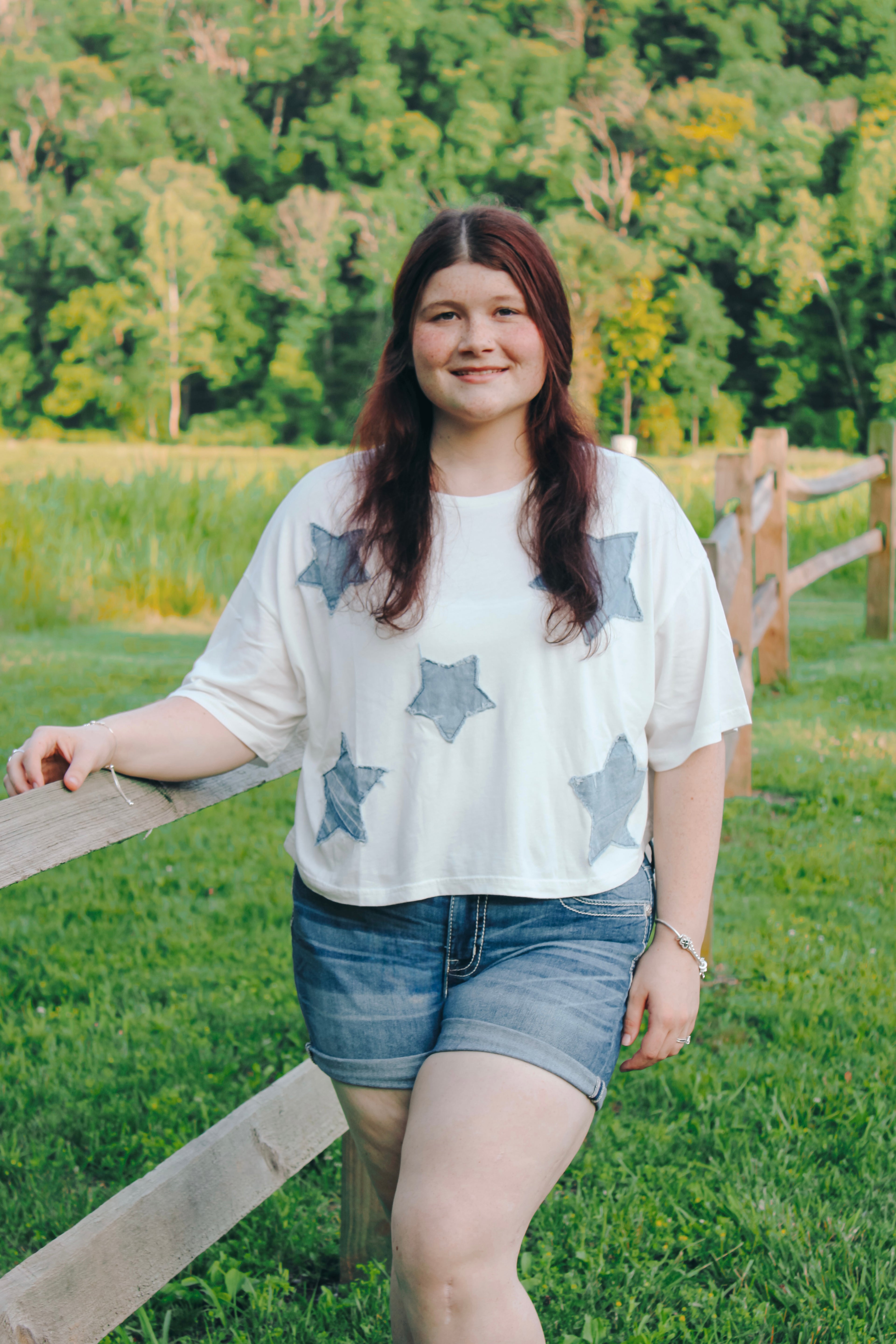 Tatum Patchwork Star Shirt