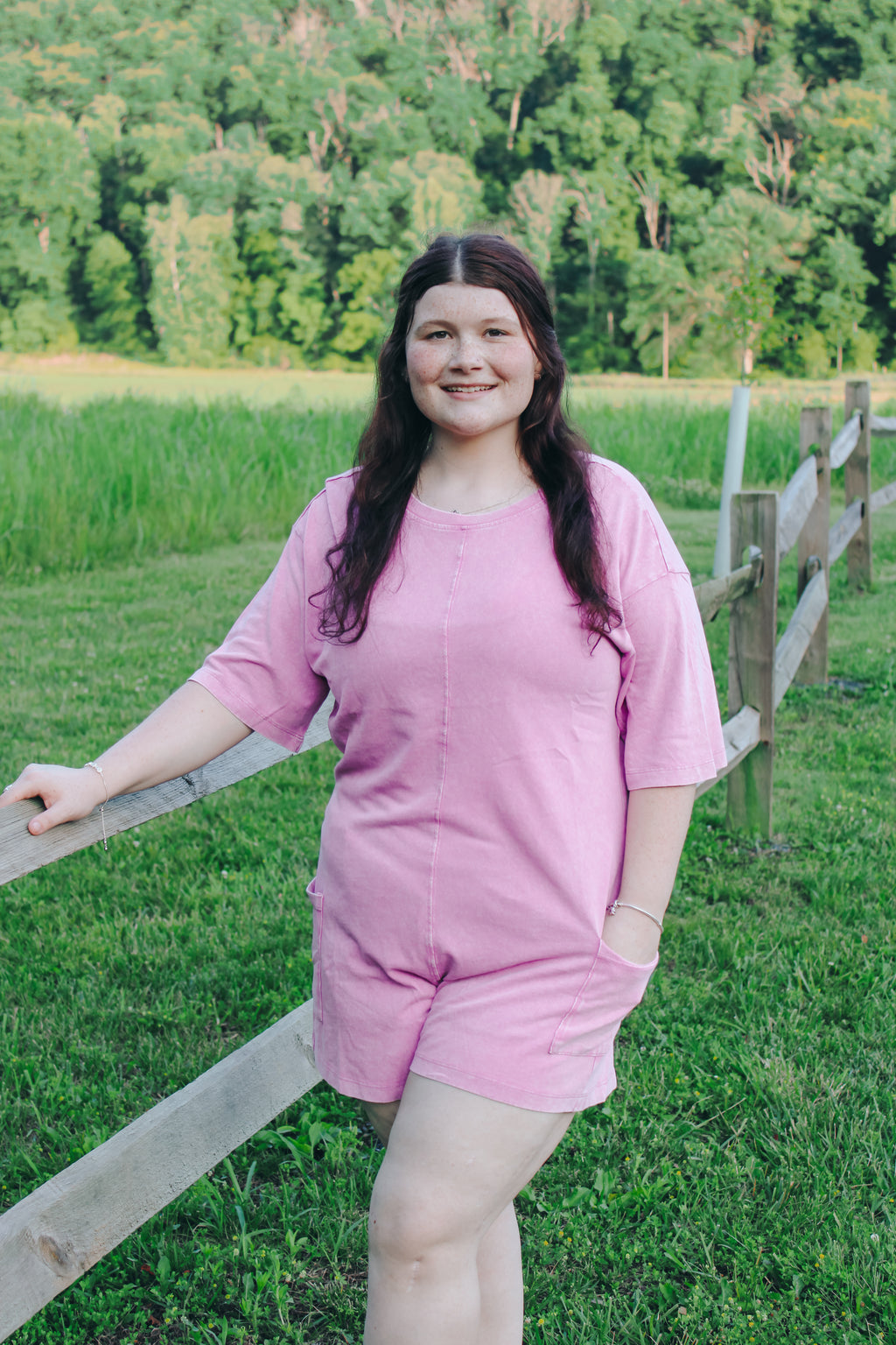 Maisie Reversible Romper With Pockets